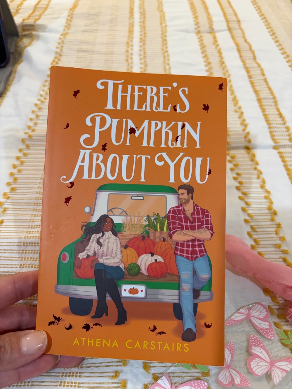 There’s Pumpkin About You by Athena Carstairs - Orange Cover